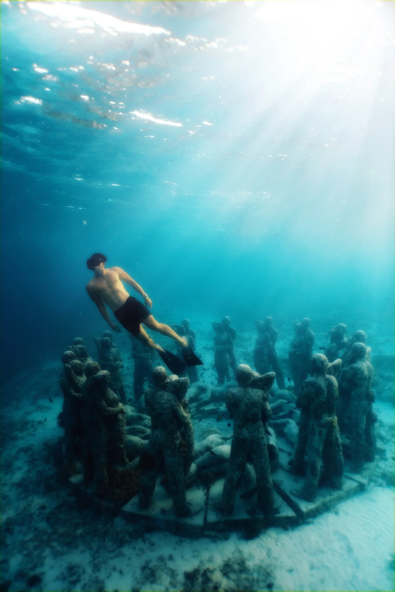 Beneath the blue